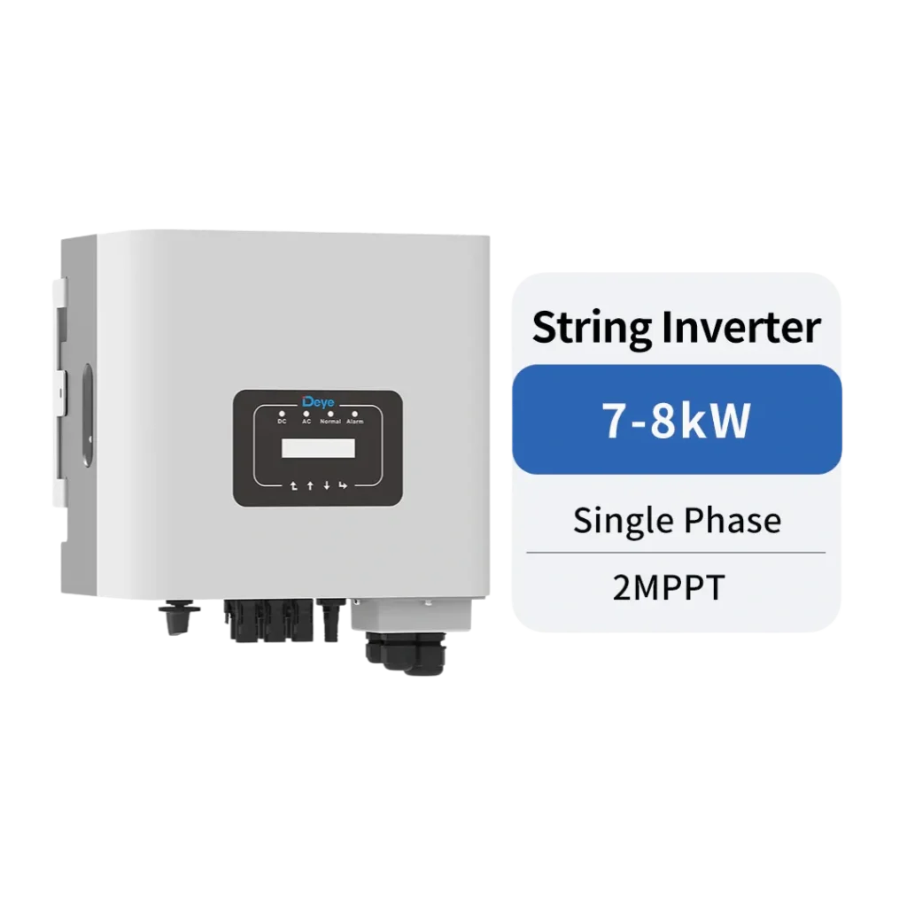 Single Phase | 7-8kW | 2 MPPT